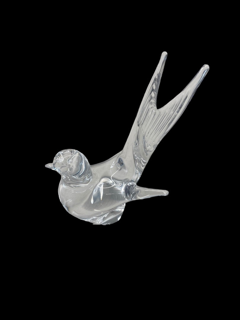 Clear Glass Sparrow Bird