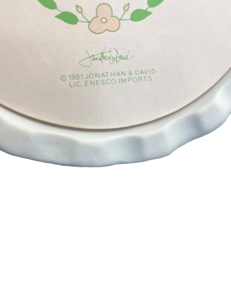 Precious Moments "The Lord Bless You And Keep You" Music Box 1981 Jonathan &David