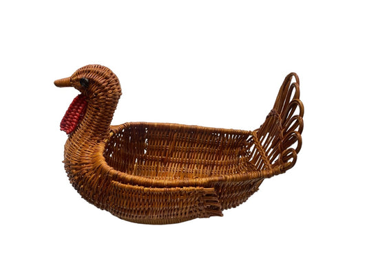 Vintage Avon Gift Collection Turkey Menagerie Basket