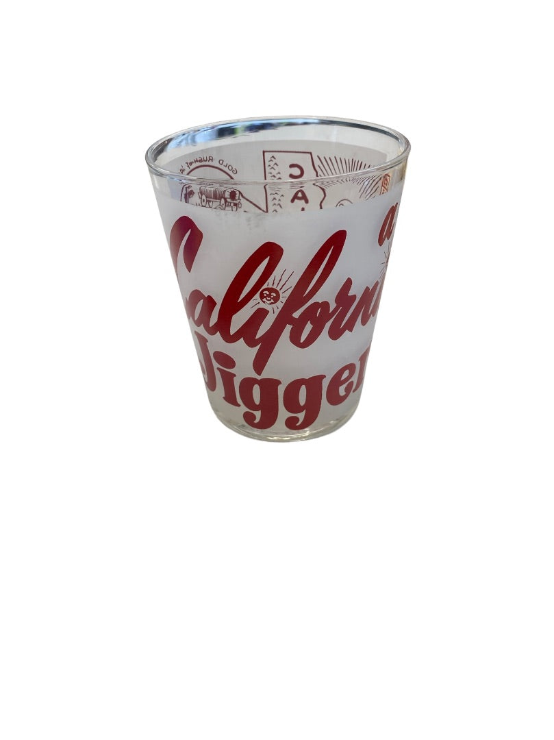 Vintage California Jigger Whiskey Glass 16 oz