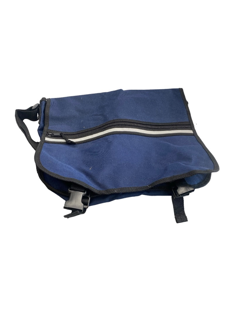 Messenger Canvas Laptop Bag Navy Blue