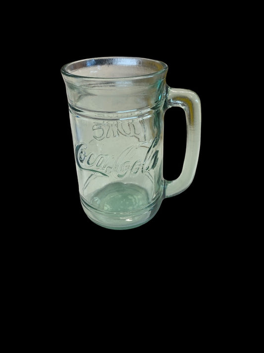 VINTAGE Coca-Cola Green Tink Stein Mug with Handle