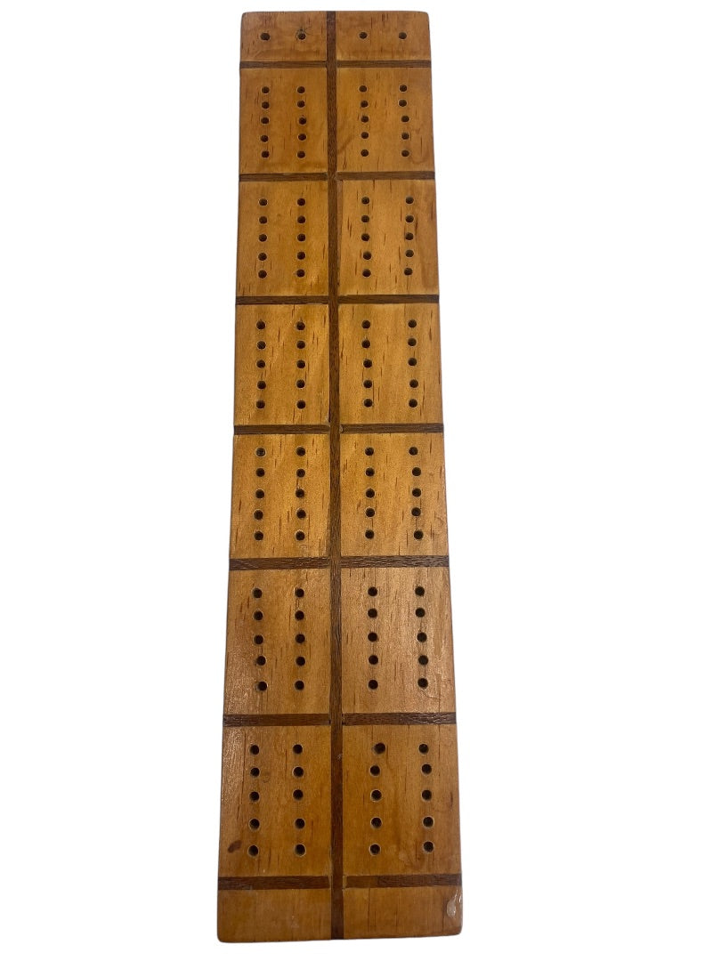 Vintage Horn Cribbage Board