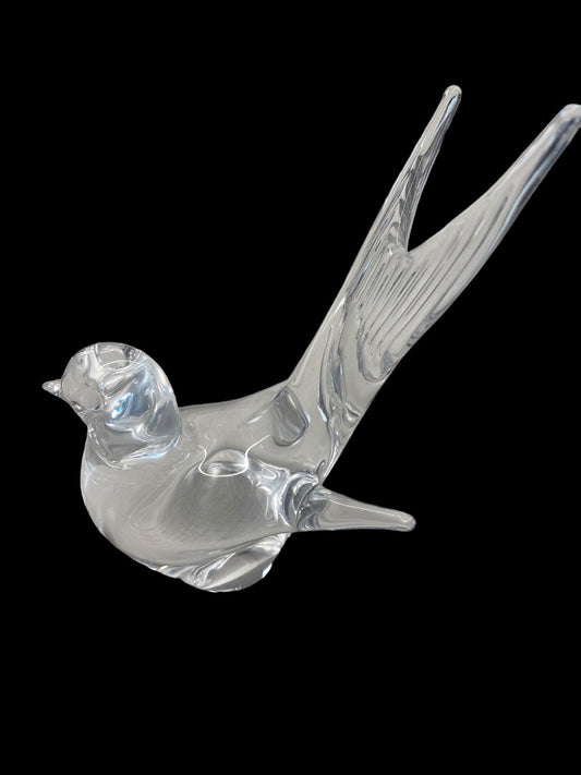 Clear Glass Sparrow Bird