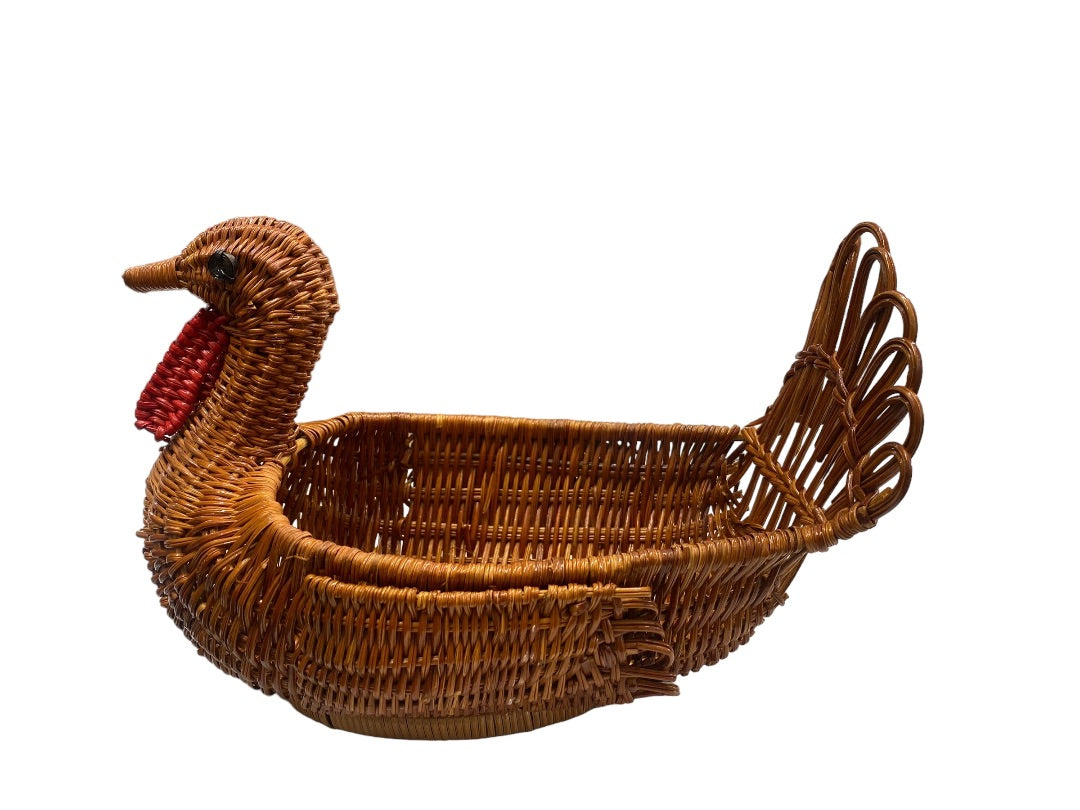 Vintage Avon Gift Collection Turkey Menagerie Basket