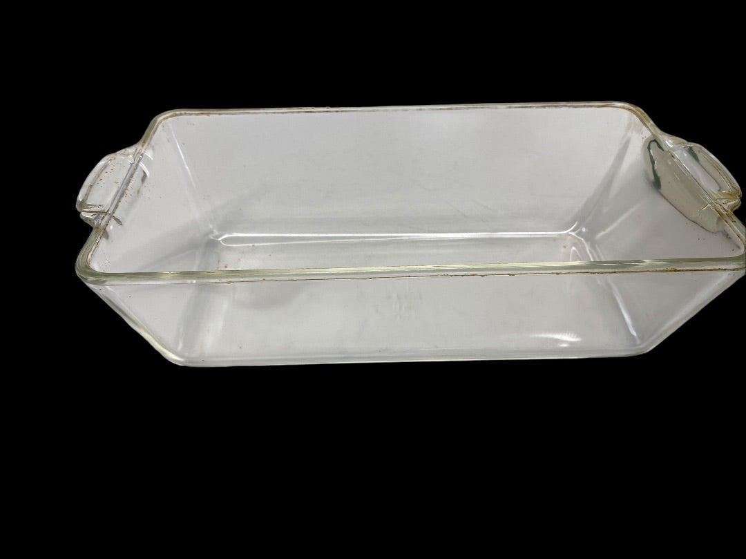 Pyrex Clear Glass Loaf Pan #214 C-T