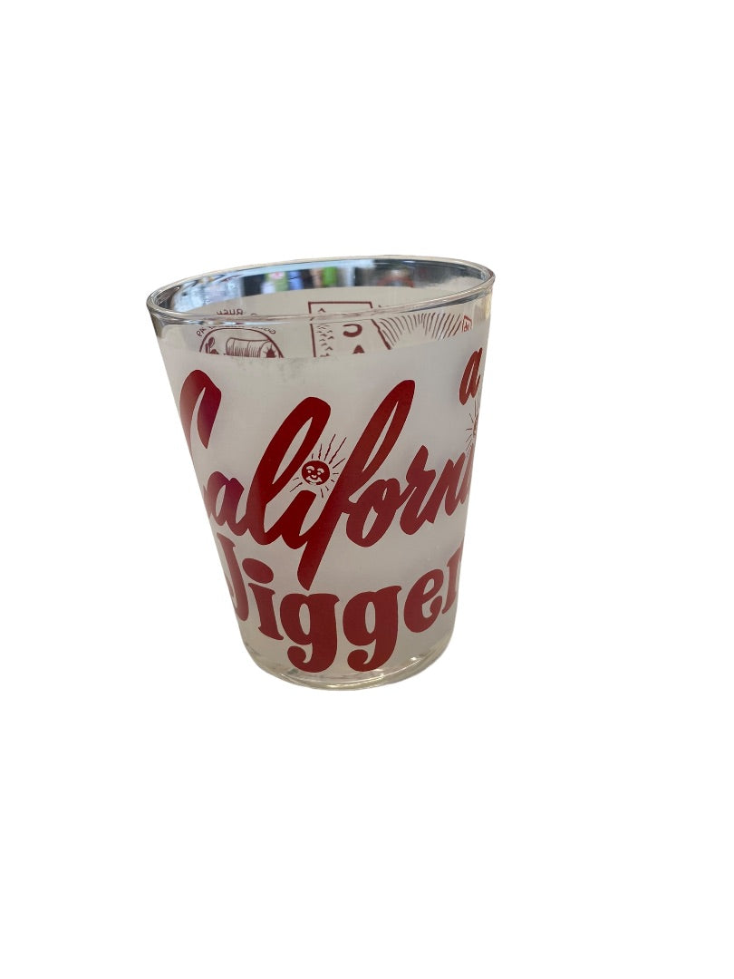 Vintage California Jigger Whiskey Glass 16 oz