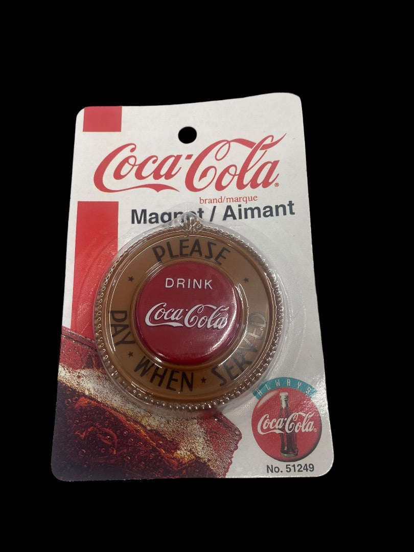 VINTAGE Coca-Cola Magnet "Please Pay When Served" # 51249