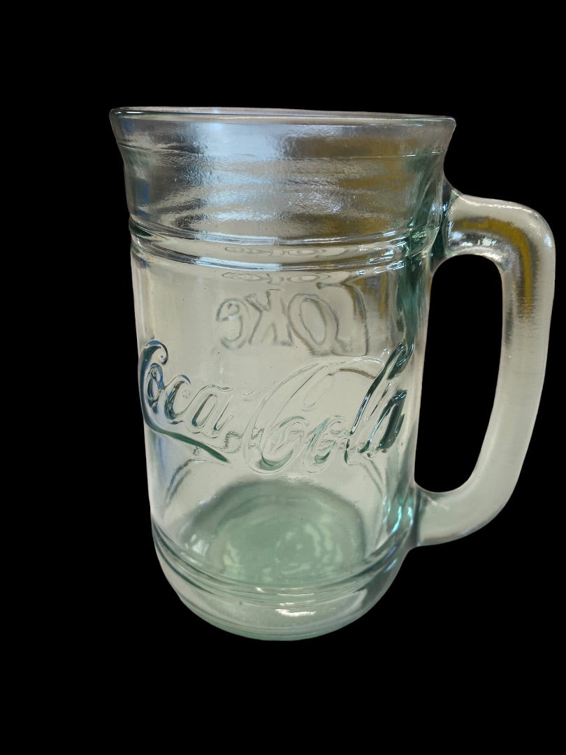 VINTAGE Coca-Cola Green Tink Stein Mug with Handle