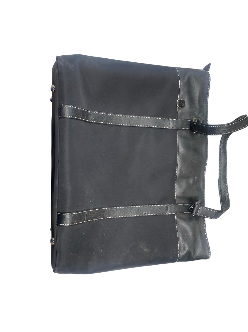 Mobile Edge Computer Laptop Bag Black Canvas/Leather