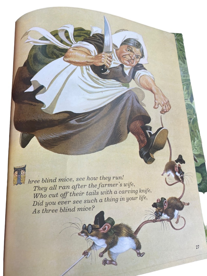 Hardcover Eric Kincaids Mother Goose Classic Nursery Rhymes