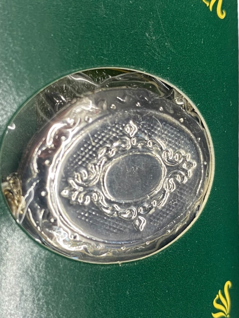 The Secret Garden Silverplated Locket with 18in Chain