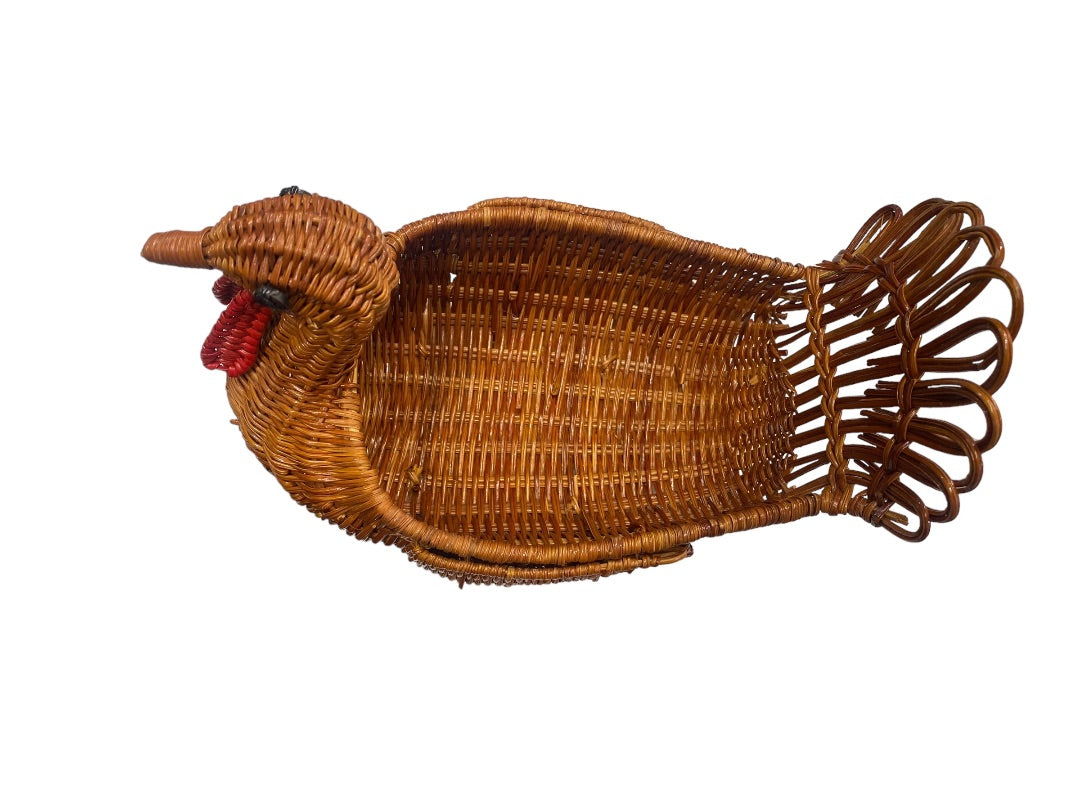 Vintage Avon Gift Collection Turkey Menagerie Basket