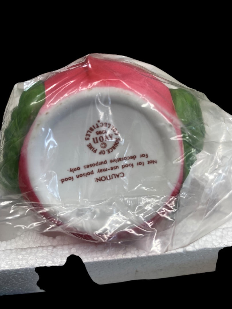 VINTAGE Avon Miniature Teapot Figurine "Rose" Collection