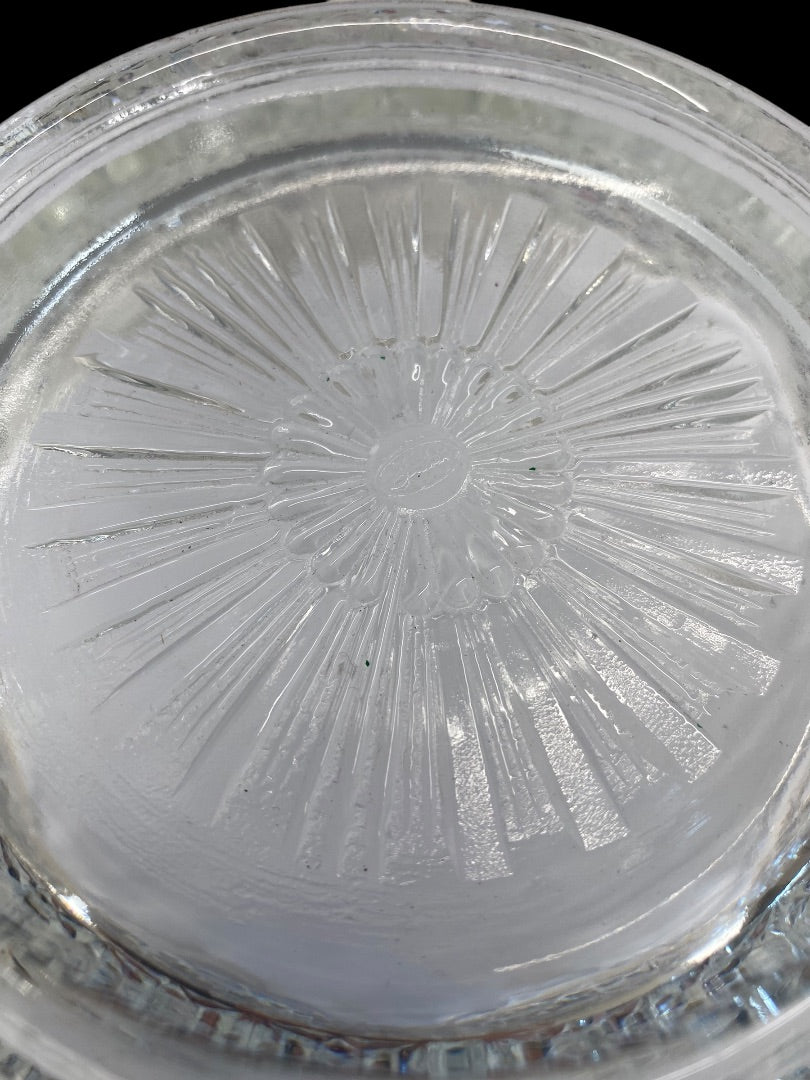 Clear Glass Daisy Bowl