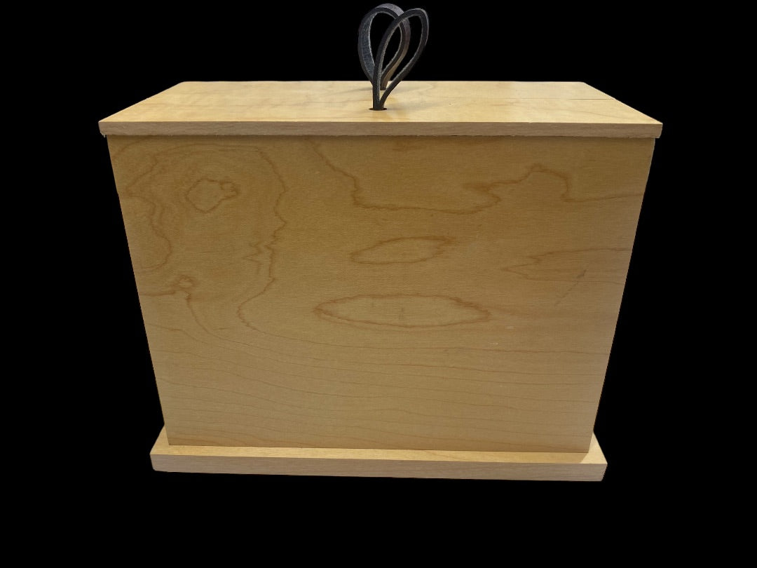 Laser Cut Grandchildren Maple Wood Photo Album Box