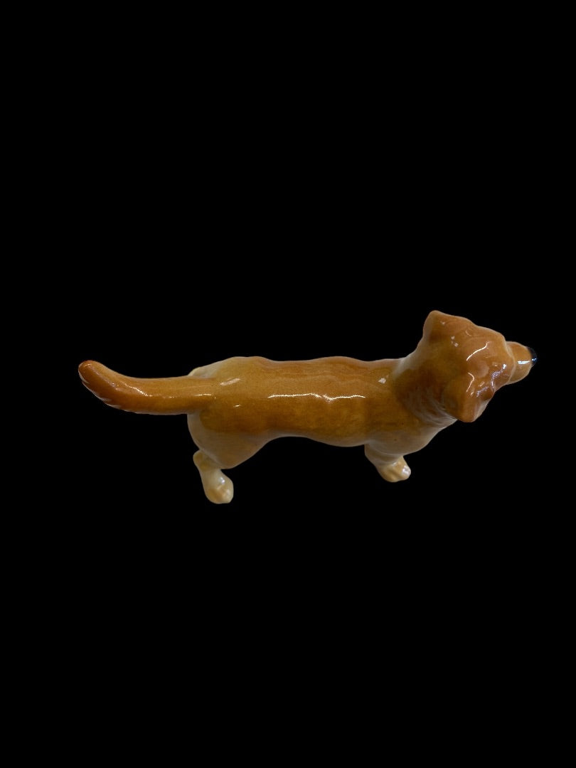 Vintage Ceramic Golden Retriever Dog Figurine