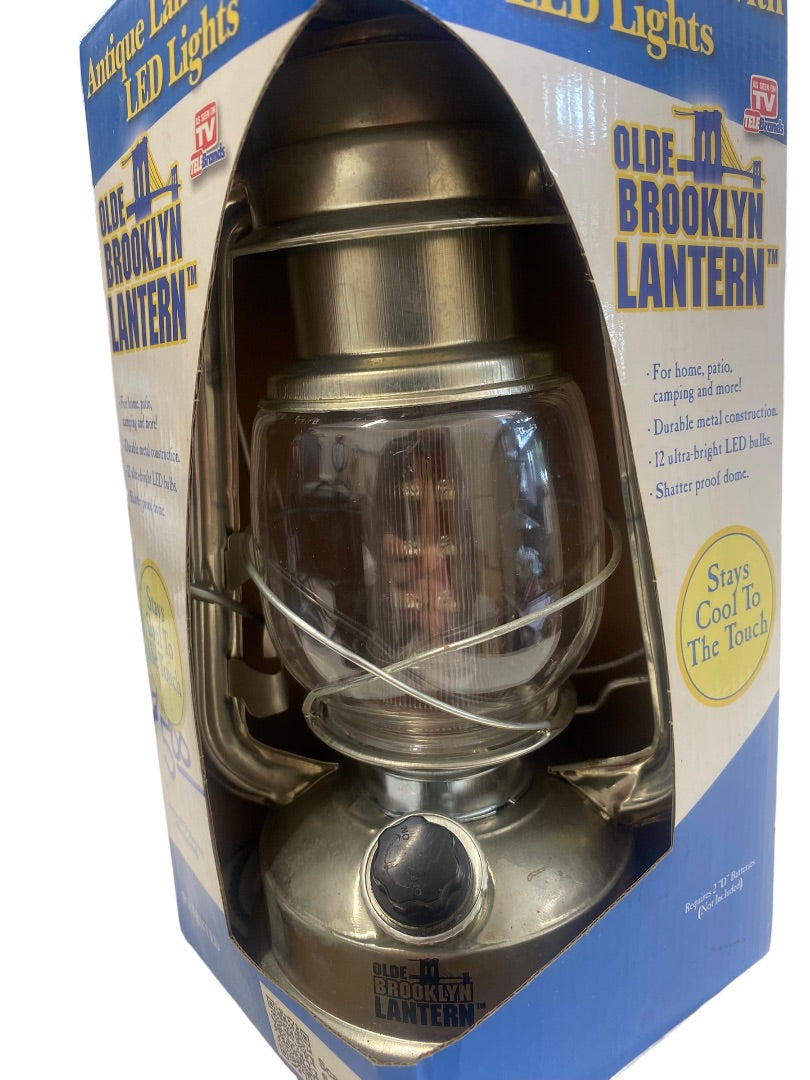 Olde Brooklyn Antique Lantern With LED Light as Seen on Tv