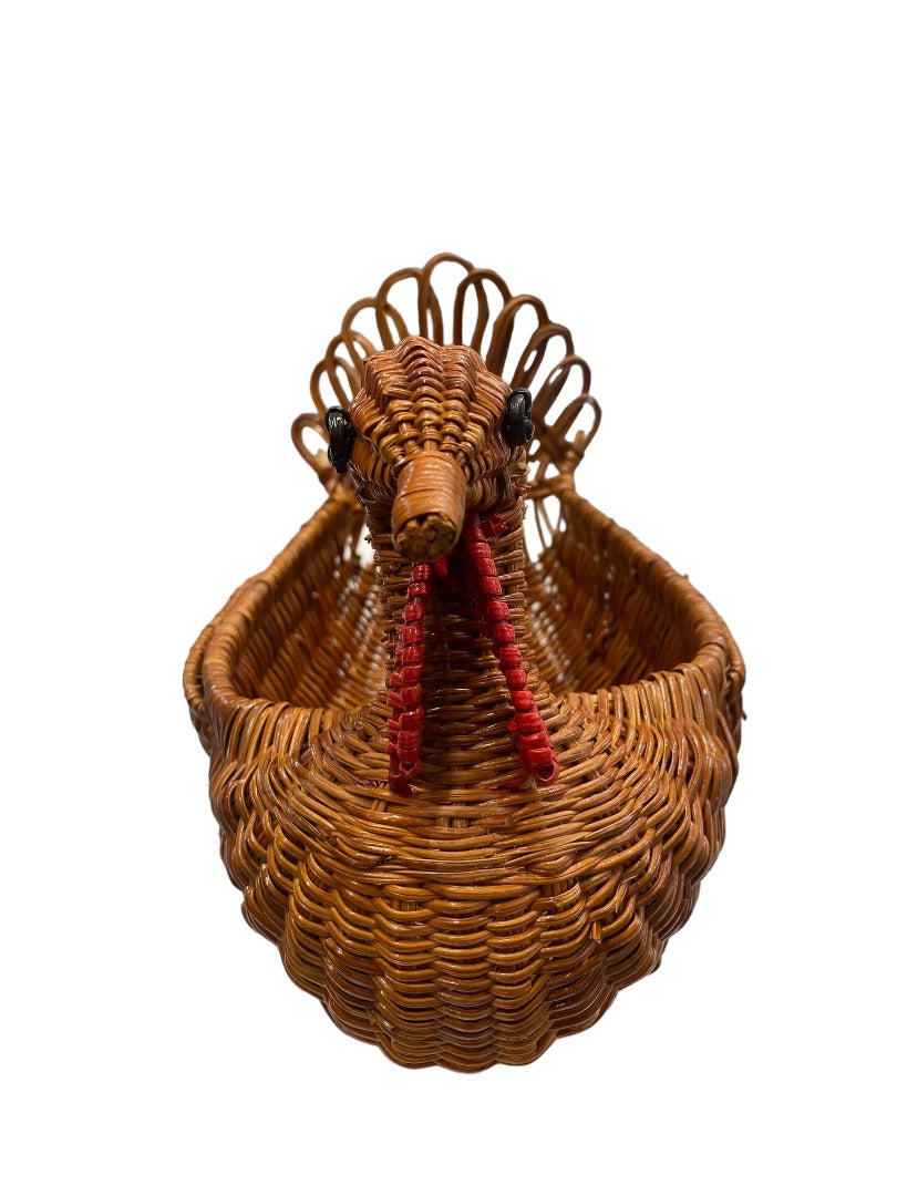 Vintage Avon Gift Collection Turkey Menagerie Basket