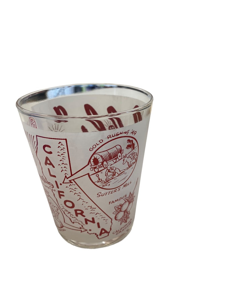 Vintage California Jigger Whiskey Glass 16 oz