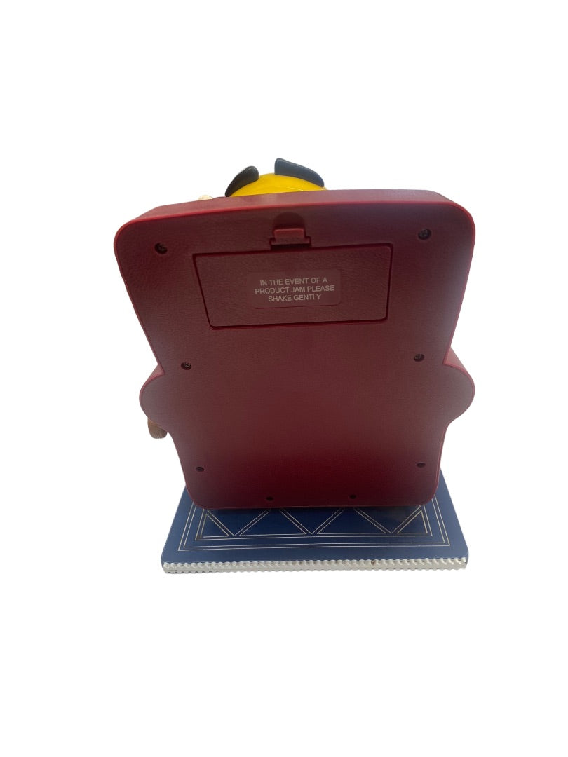 VINTAGE 1999 M&M Collectable Candy Dispenser Couch Potato Mr. Yellow