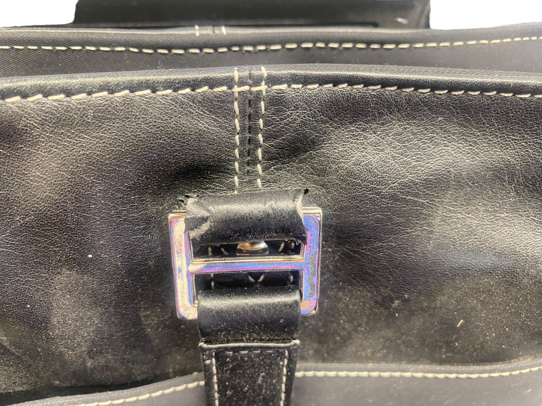 Mobile Edge Computer Laptop Bag Black Canvas/Leather