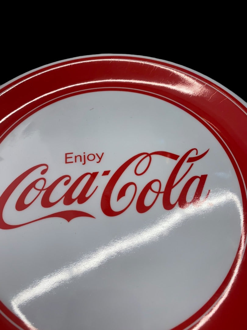 VINTAGE Coca-Cola 10.5" Plastic Plate