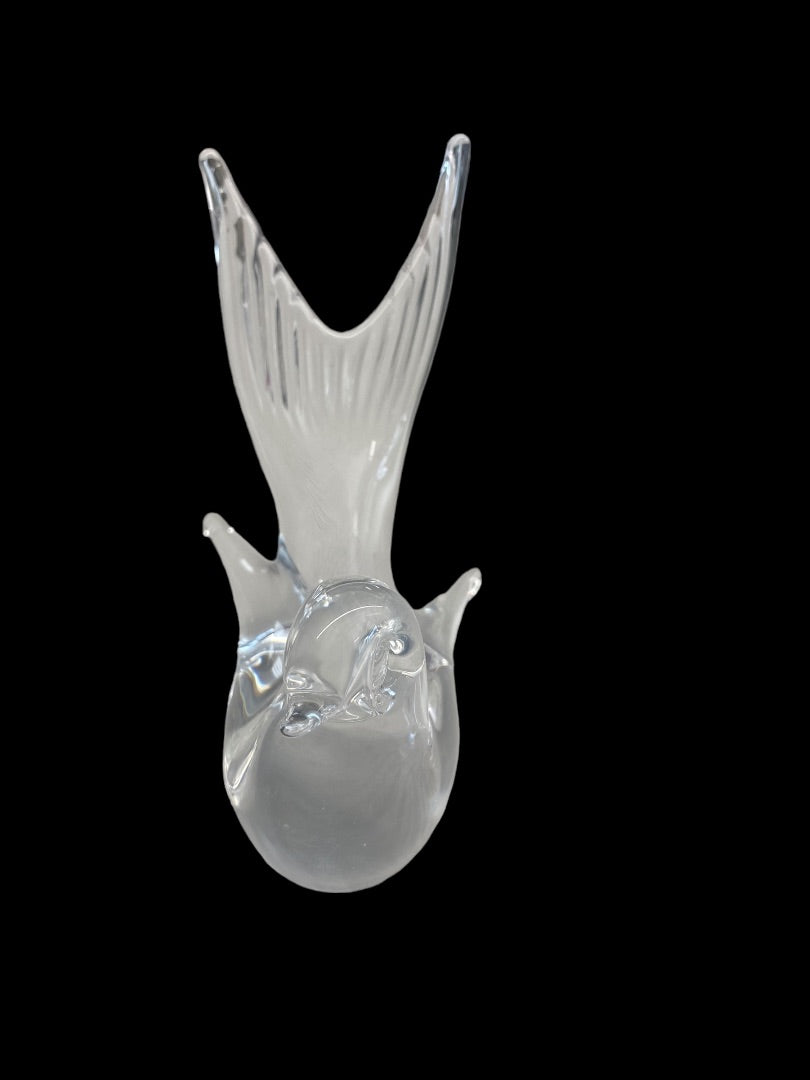 Clear Glass Sparrow Bird