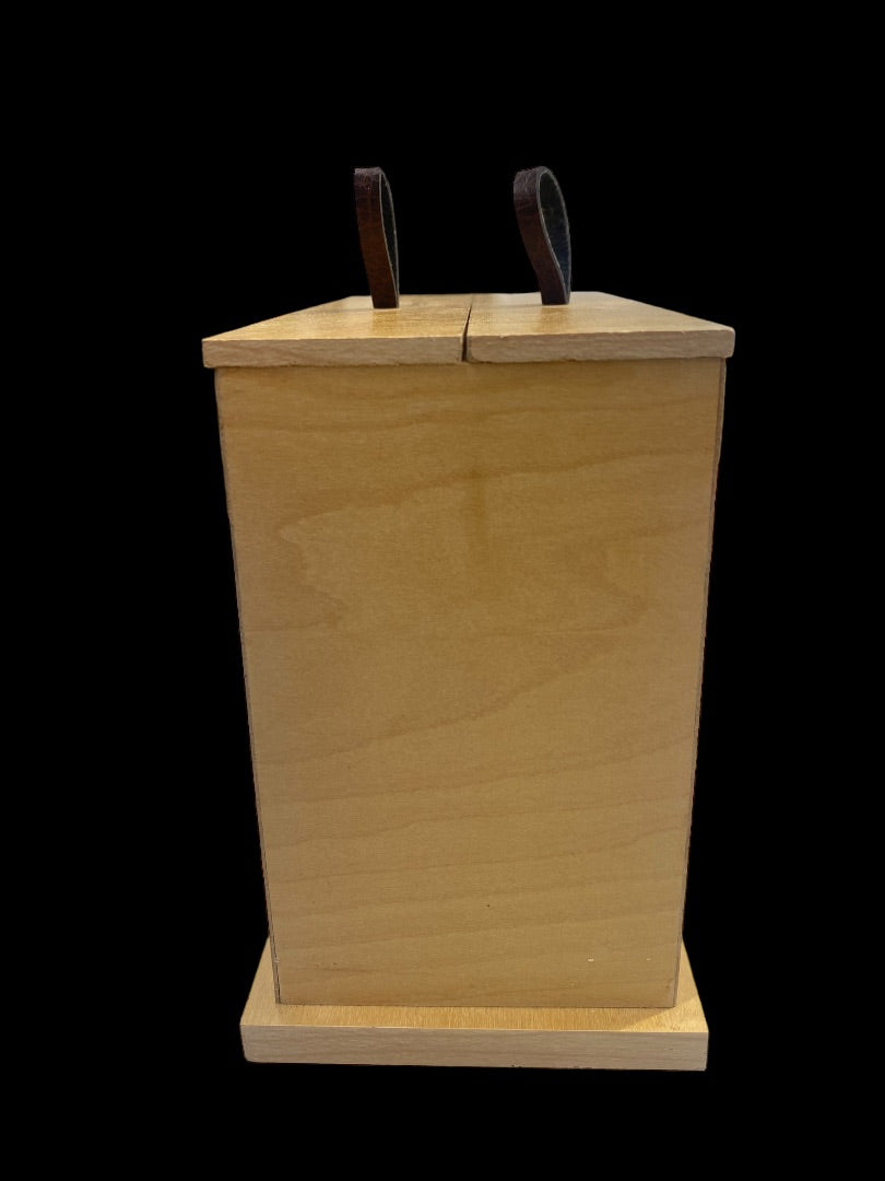 Laser Cut Grandchildren Maple Wood Photo Album Box