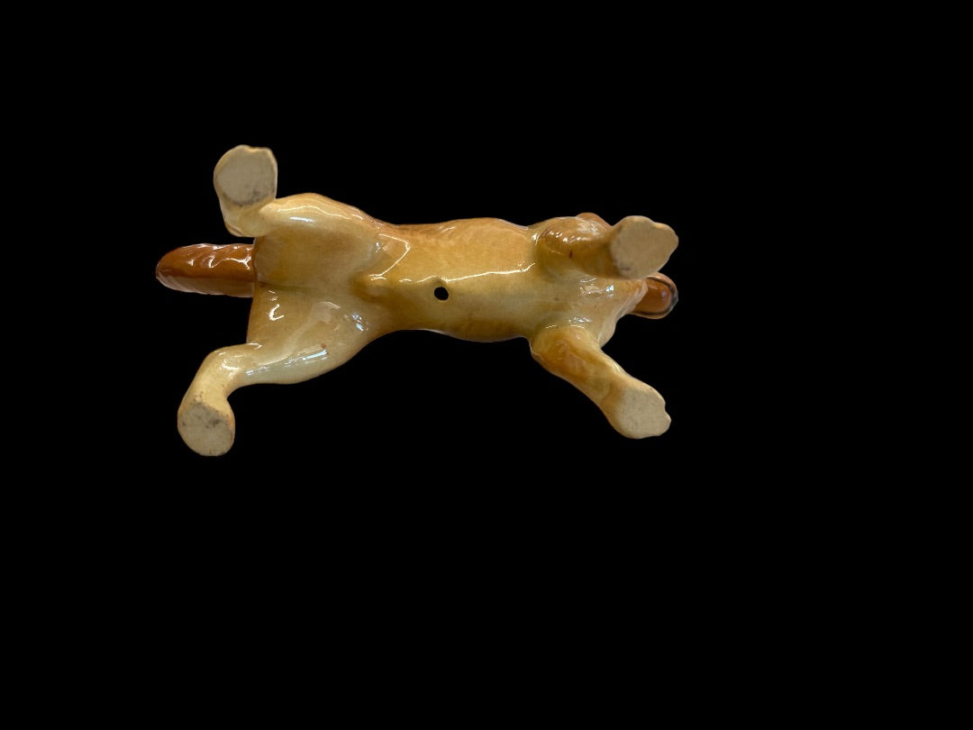 Vintage Ceramic Golden Retriever Dog Figurine