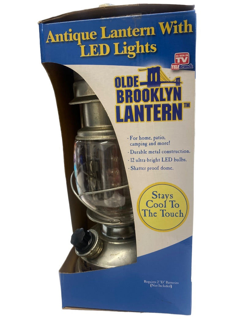 Olde Brooklyn Antique Lantern With LED Light as Seen on Tv