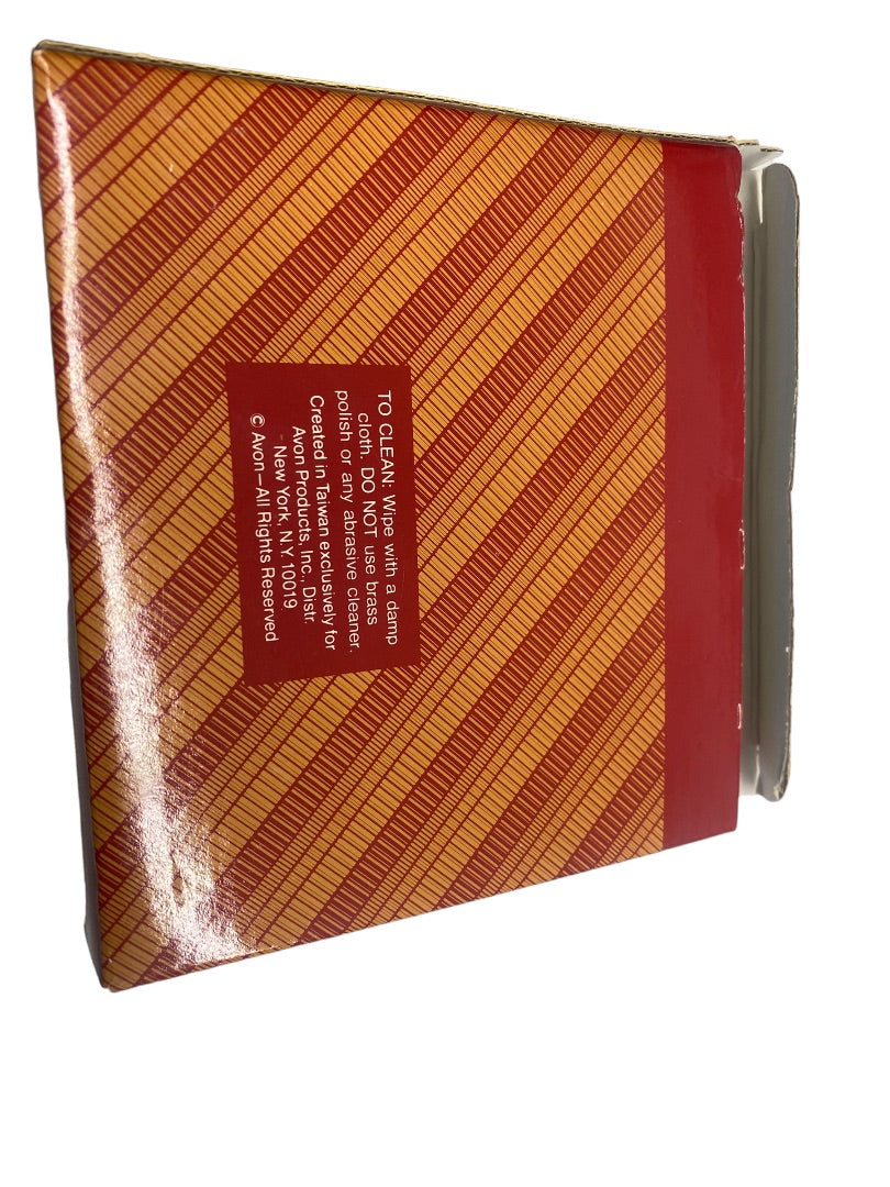 Vintage Avon Brass Duck Change Dish