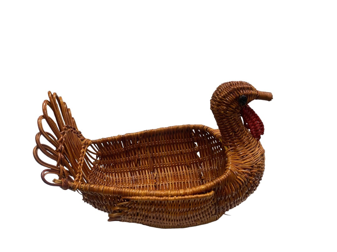 Vintage Avon Gift Collection Turkey Menagerie Basket