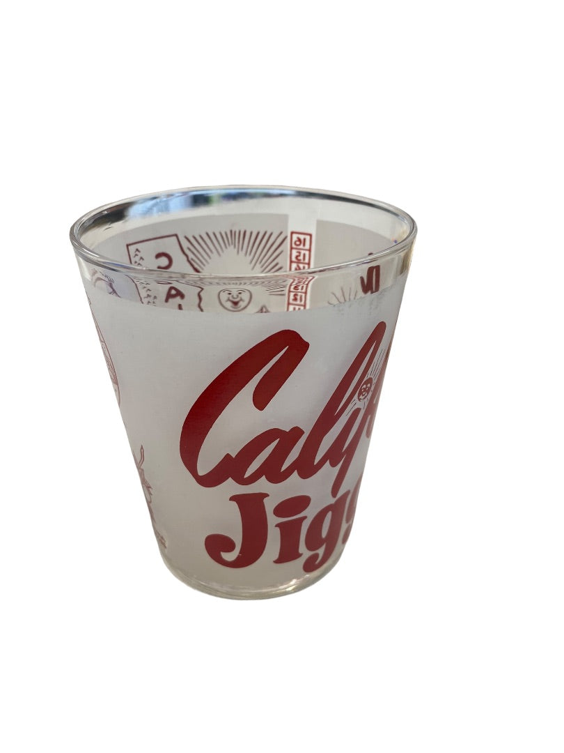 Vintage California Jigger Whiskey Glass 16 oz