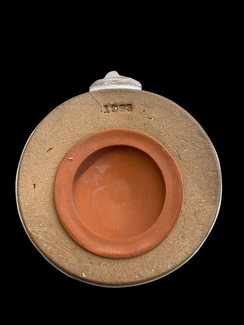 Vintage 1993 Land o' Lakes Feed Salt and Pepper Shakers Set Cenex Stoneware, 5"x