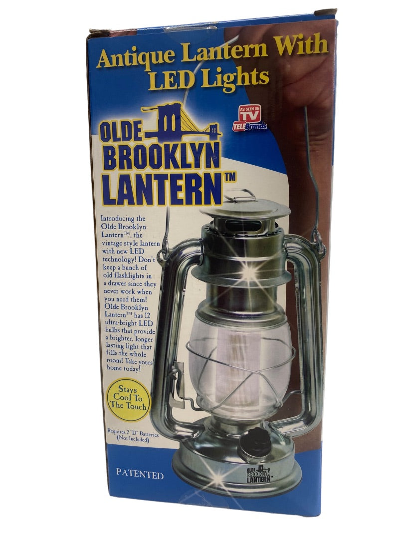 Olde Brooklyn Antique Lantern With LED Light as Seen on Tv