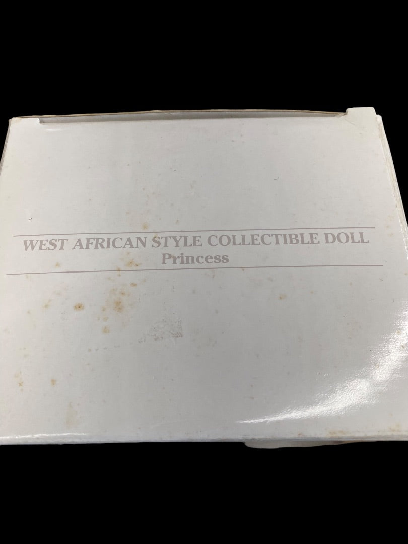 VINTAGE Avon African Style Collection Princess Porcelain Collectible Doll