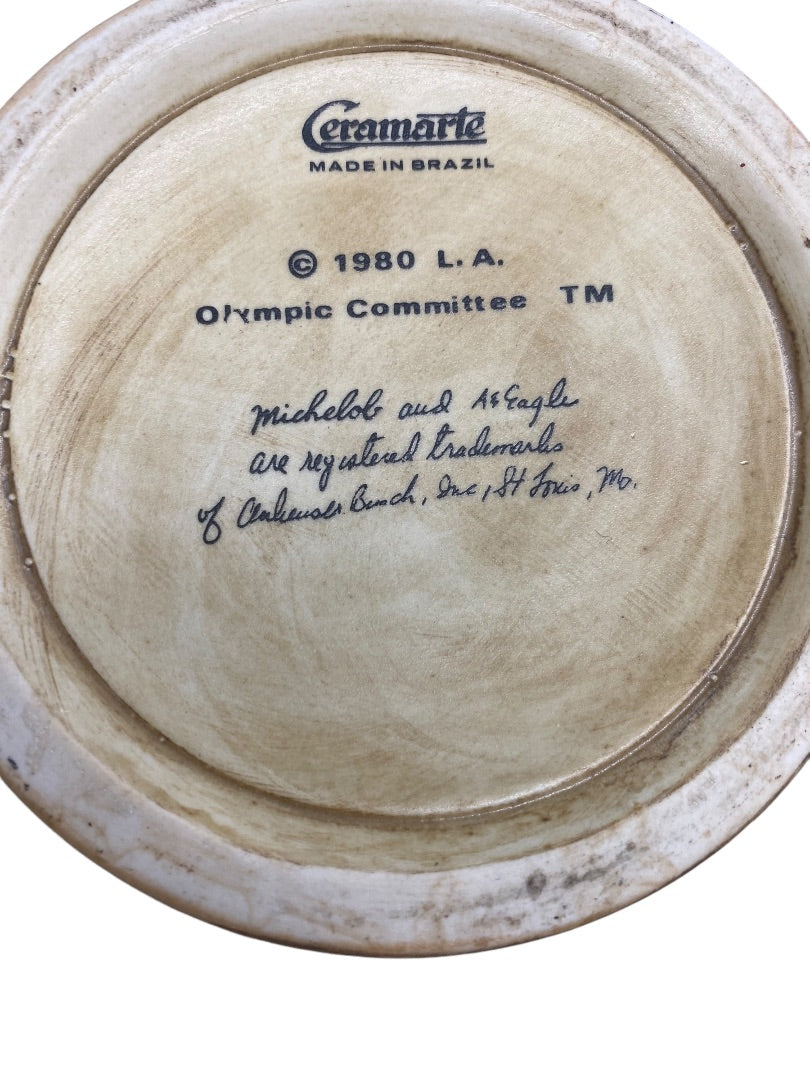 Ceramarte Anheuser-Bush, Ink, Sponsors 1984 L.A. Olympics Stein Mug