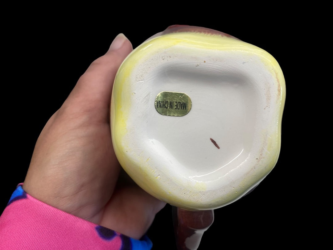 Ceramic Apple Creamer and Sugar Set