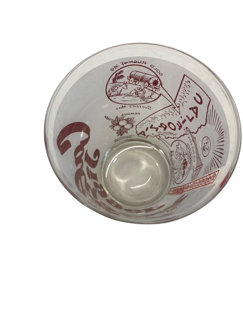 Vintage California Jigger Whiskey Glass 16 oz