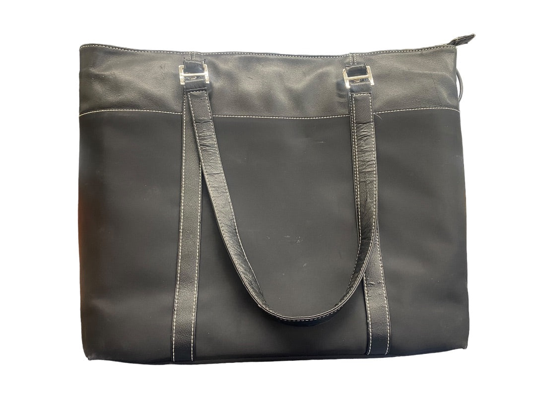 Mobile Edge Computer Laptop Bag Black Canvas/Leather
