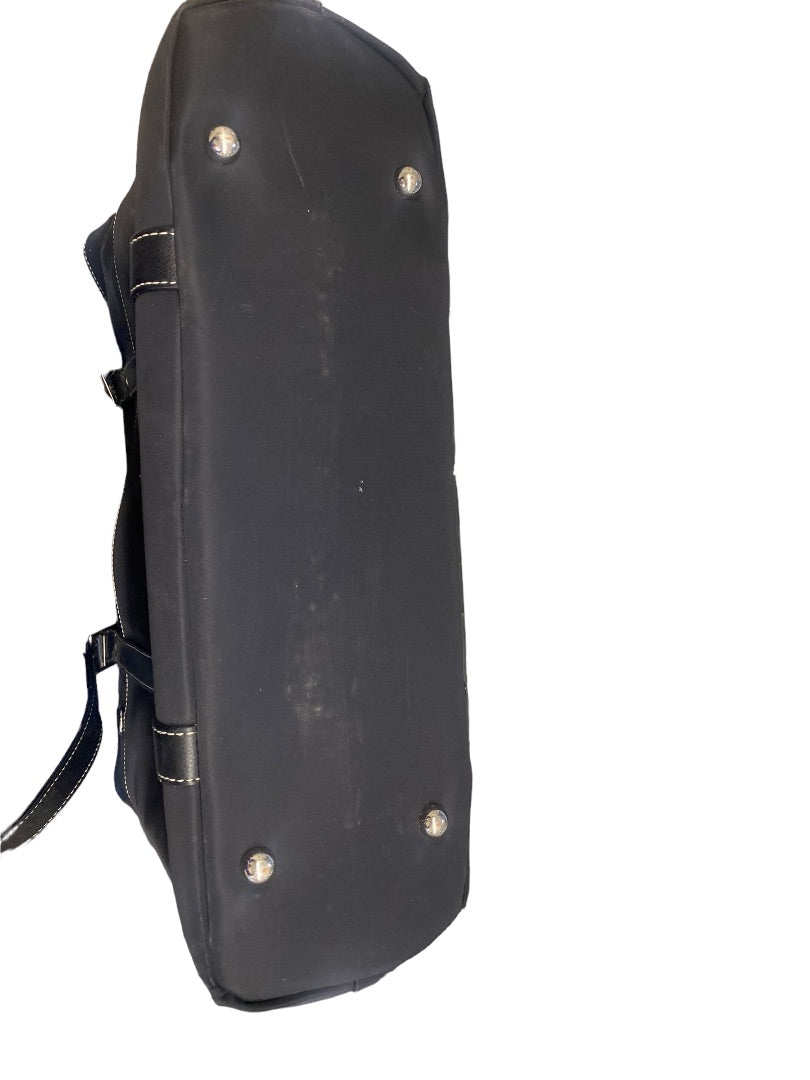 Mobile Edge Computer Laptop Bag Black Canvas/Leather