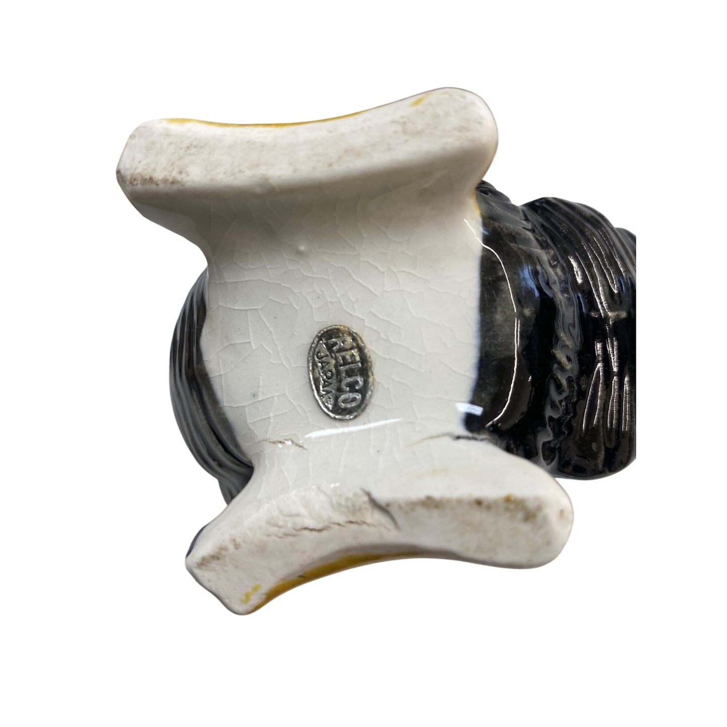 Vintage Ceramic Rooster Creamer & Sugar Salt and Pepper Shaker Set Black/Red/Yellow