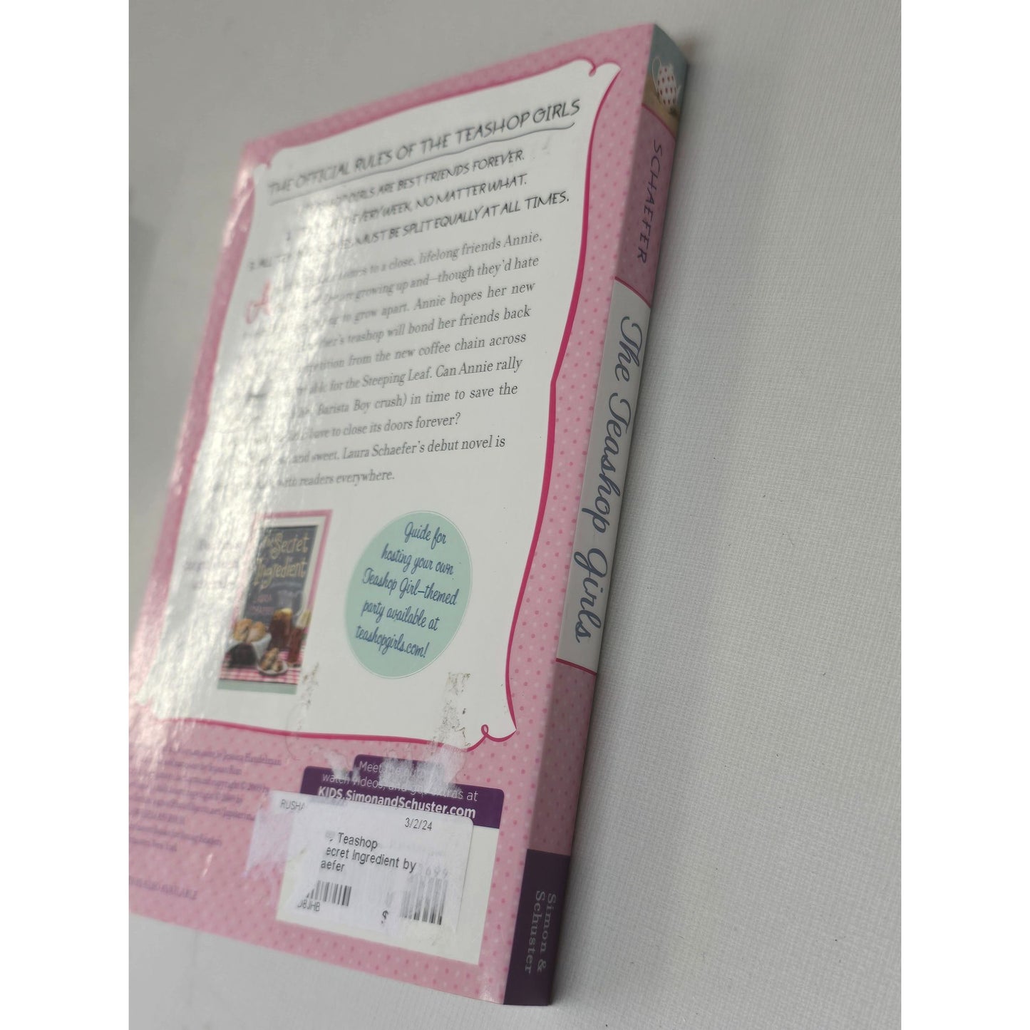 The Teashop Girls By Laura Schaefer Paperback