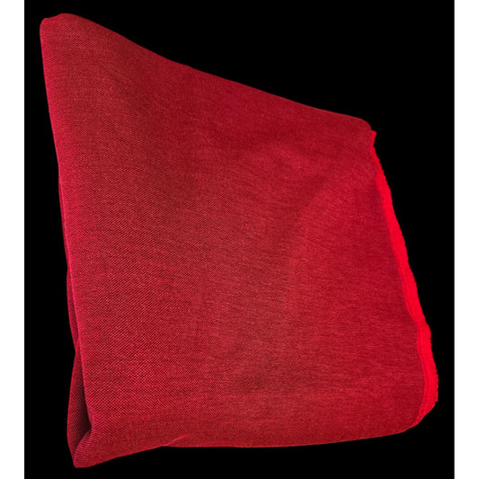 Vintage Woven Fabric Knit Red Material 67" W x 36" L
