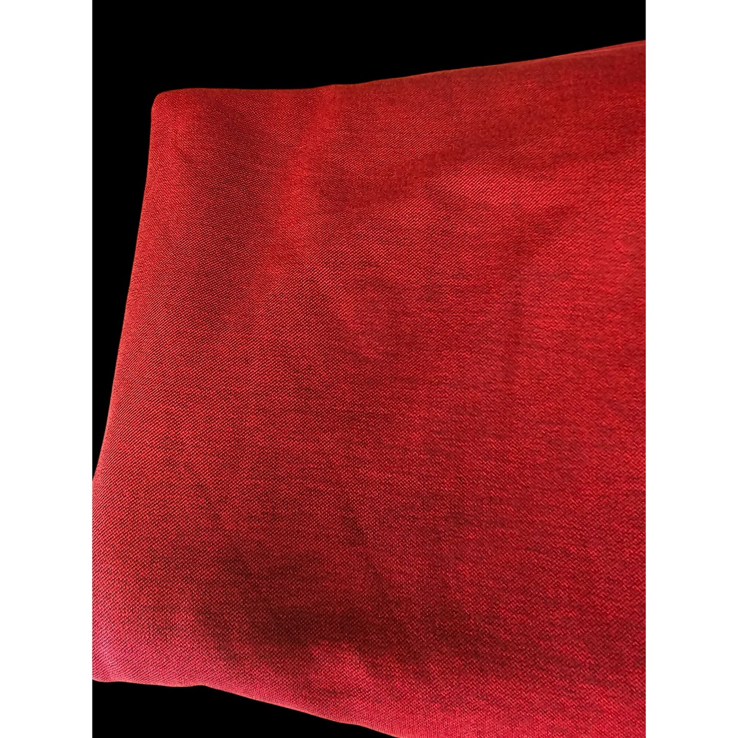 Vintage Woven Fabric Knit Red Material 67" W x 36" L