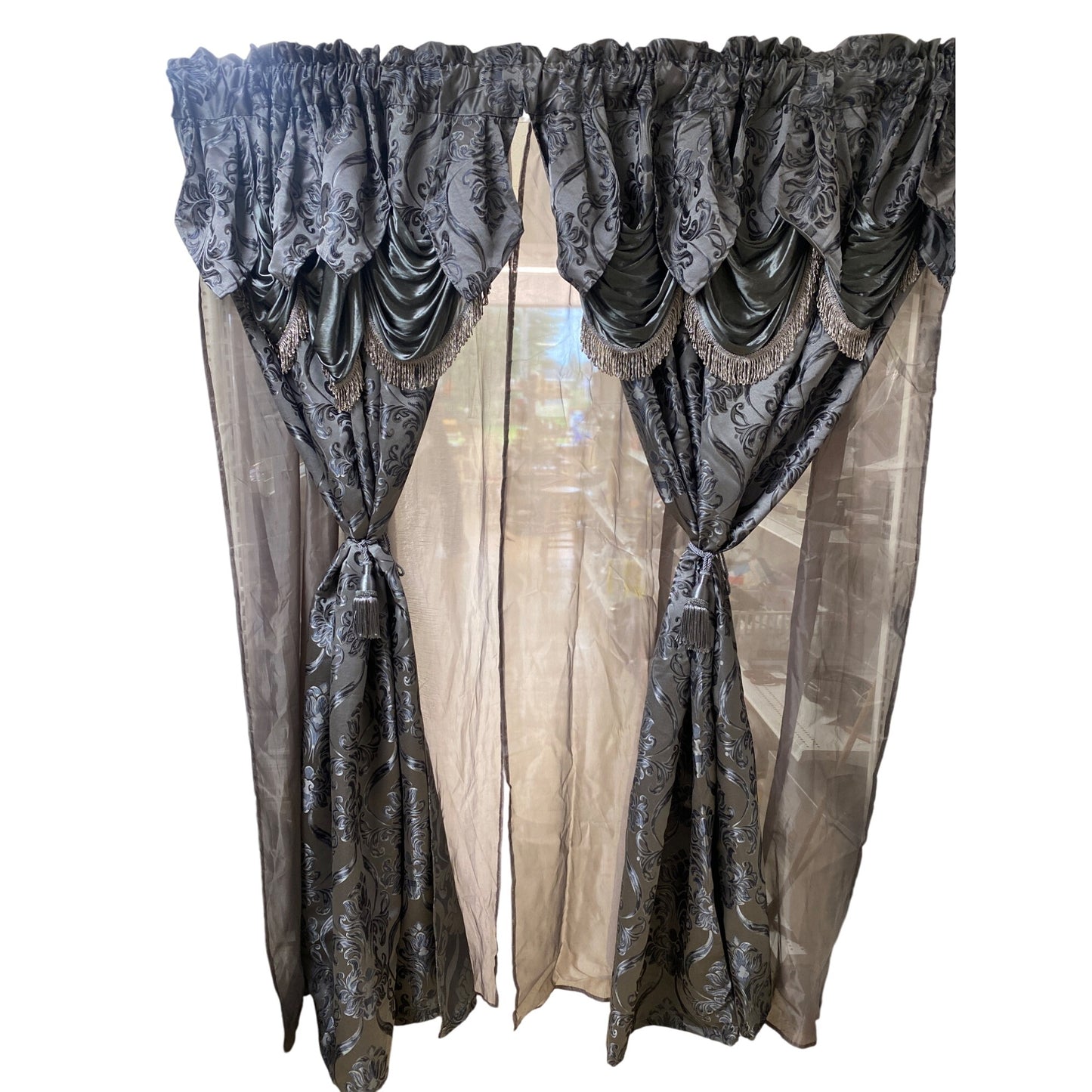 Elegant Curtain Set 84”x 53"