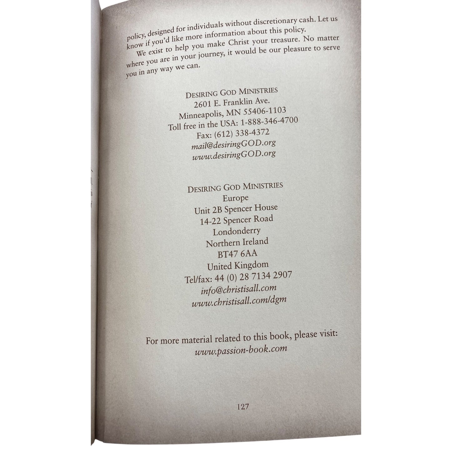 The Passion Of Jesus Christ By John Piper