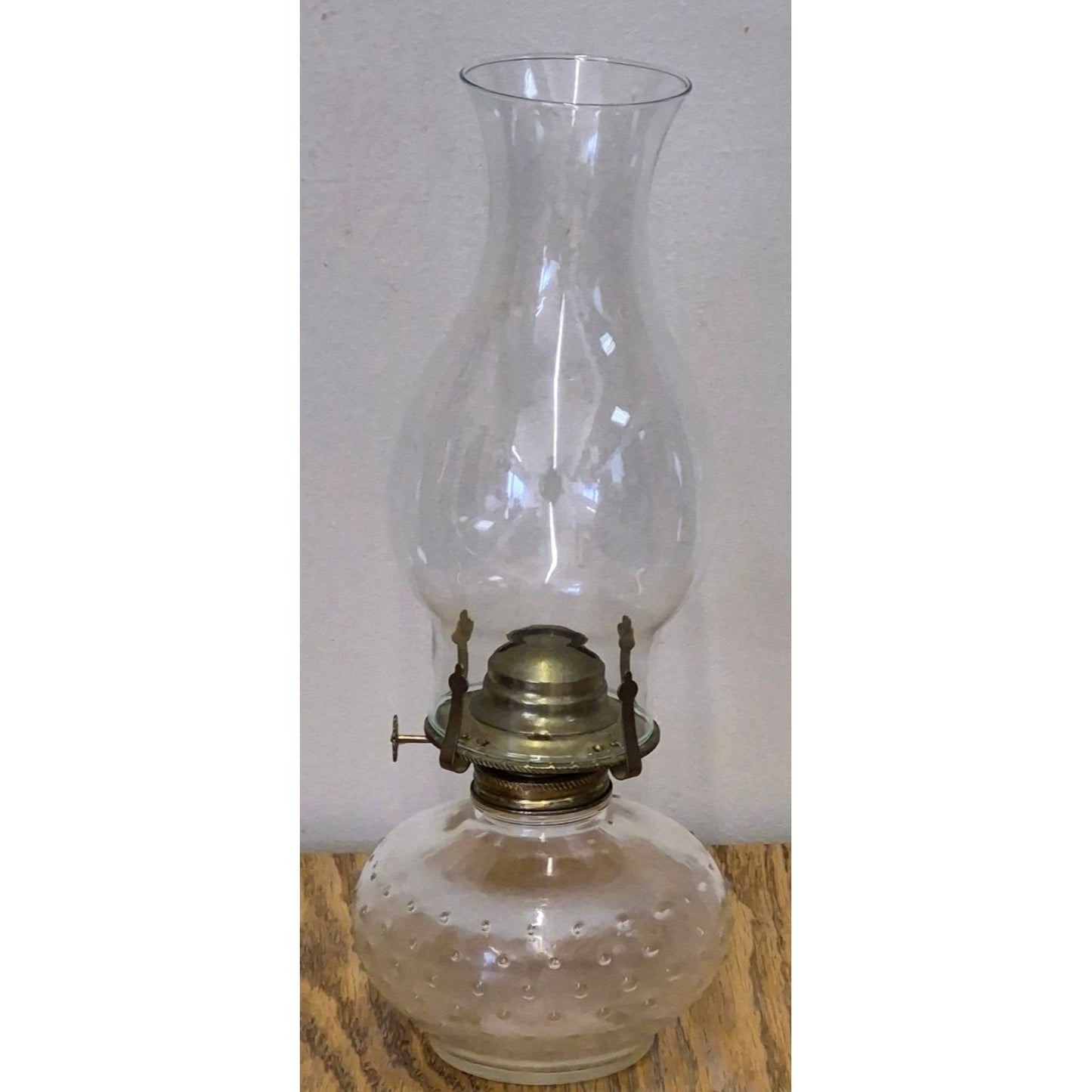 Vintage Hobnail Glass Oil Lamp Lamplight Farms