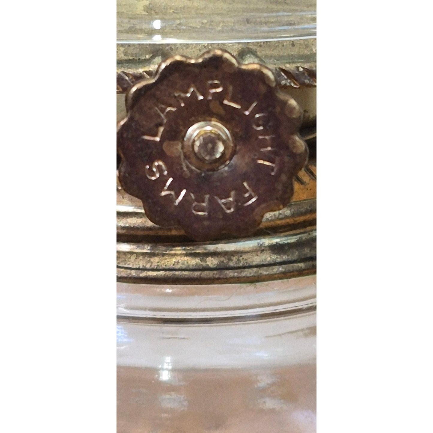 Vintage Hobnail Glass Oil Lamp Lamplight Farms